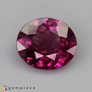 rhodolite garnet  3.02cts - 10x8mm