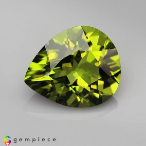 peridot  4.48cts - 12x10mm