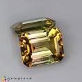 Natural Tourmaline 7.37 Carats Honey Yellow Emerald Cut 10x8 mm Loose Gemstone - Image 6