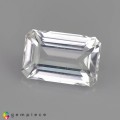 Natural Montebrasite 2.17 Carats White Emerald Cut 10x6 mm Loose Gemstone - Image 3