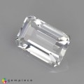 Natural Montebrasite 2.17 Carats White Emerald Cut 10x6 mm Loose Gemstone - Image 4