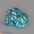 Natural Apatite 5 Carats Paraiba Blue Green Mixed Mixed Lot Loose Gemstone - Image 1