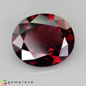 rhodolite garnet  8.08cts - 14x12mm