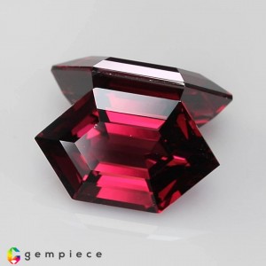rhodolite garnet pair  8.67cts - 13x8mm rhodolite garnet pair  8.67cts - 13x8mm