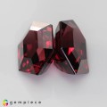 Natural Rhodolite garnet pair 8.67 Carats Pinkish Red Fancy  13x8 mm Loose Gemstone - Image 4
