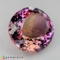 Natural Ametrine 73.34 Carats Purple to Mild Yellow Oval 30x27 mm Loose Gemstone - Image 5