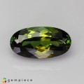 Natural Tourmaline 4.26 Carats Honey Green Oval 14x7 mm Loose Gemstone - Image 1