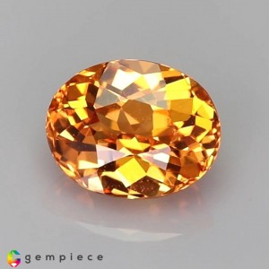 spessartite garnet  1cts - 6x5mm