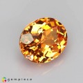 Natural Spessartite garnet 1 Carats Fanta Orange Oval 6x5 mm Loose Gemstone - Image 4
