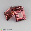 Natural Tourmaline set 4.71 Carats Pink Square  7x4 mm Loose Gemstone - Image 4