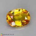 Natural Sapphire 2.58 Carats Golden Yellow Oval 10x7 mm Loose Gemstone - Image 1