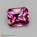 Natural Malaya garnet 1.05 Carats Vivid Purplish Pink Emerald Cut 6x5 mm Loose Gemstone - Image 7