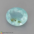 Natural Peru opal 1.74 Carats Paraiba Blue Green Oval 9x8 mm Loose Gemstone - Image 2