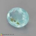 Natural Peru opal 1.74 Carats Paraiba Blue Green Oval 9x8 mm Loose Gemstone - Image 3