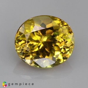 grossular garnet  1.59cts - 7x6mm
