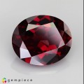 Natural Rhodolite garnet 4.82 Carats Purplish Red Oval 11x9 mm Loose Gemstone - Image 7
