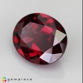 Natural Rhodolite garnet 4.82 Carats Purplish Red Oval 11x9 mm Loose Gemstone - Image 3