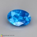 Natural Apatite 1.45 Carats Neon Blue Oval 9x6 mm Loose Gemstone - Image 2