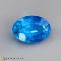 Natural Apatite 1.45 Carats Neon Blue Oval 9x6 mm Loose Gemstone - Image 7