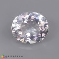 Natural Scapolite 2.48 Carats White Oval 10x9 mm Loose Gemstone - Image 1