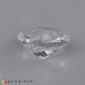Natural Scapolite 2.48 Carats White Oval 10x9 mm Loose Gemstone - Image 4