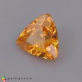 Natural Spessartite garnet 1.35 Carats Mandarin Orange Trilliant  6x4 mm Loose Gemstone - Image 3