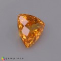 Natural Spessartite garnet 1.35 Carats Mandarin Orange Trilliant  6x4 mm Loose Gemstone - Image 5