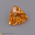 Natural Spessartite garnet 1.35 Carats Mandarin Orange Trilliant  6x4 mm Loose Gemstone - Image 6
