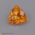 Natural Spessartite garnet 1.35 Carats Mandarin Orange Trilliant  6x4 mm Loose Gemstone - Image 7