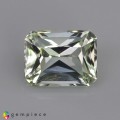 Natural Tourmaline 1.87 Carats Very Light Baby Green Emerald Cut 8x6 mm Loose Gemstone - Image 4
