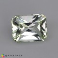 Natural Tourmaline 1.87 Carats Very Light Baby Green Emerald Cut 8x6 mm Loose Gemstone - Image 1