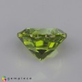 Natural Peridot 4.17 Carats Greenish Yellow Round 10x6 mm Loose Gemstone - Image 4