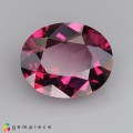 Natural Rhodolite garnet 3.65 Carats Purplish Pink Oval 11x7 mm Loose Gemstone - Image 2