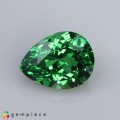 Natural Tsavorite garnet 0.53 Carats Chrome Green Pear 6x4 mm Loose Gemstone - Image 1