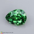 Natural Tsavorite garnet 0.53 Carats Chrome Green Pear 6x4 mm Loose Gemstone - Image 3