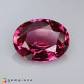 Natural Spinel 1.34 Carats Crimson Pinkish Red Oval 8x7 mm Loose Gemstone - Image 1