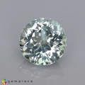 Natural Montebrasite 1.39 Carats Baby Green Round 7x5 mm Loose Gemstone - Image 2