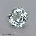 Natural Montebrasite 1.39 Carats Baby Green Round 7x5 mm Loose Gemstone - Image 3