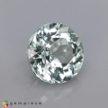 Natural Montebrasite 1.39 Carats Baby Green Round 7x5 mm Loose Gemstone - Image 6