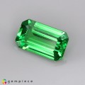 Natural Tsavorite garnet 0.51 Carats Chrome Green Emerald Cut 6x4 mm Loose Gemstone - Image 2