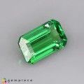 Natural Tsavorite garnet 0.51 Carats Chrome Green Emerald Cut 6x4 mm Loose Gemstone - Image 6