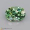 demantoid garnet  1.39cts - 7x6mm