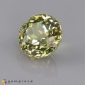 Natural Grossular garnet 1.09 Carats Pastel Yellow Round 6x4 mm Loose Gemstone - Image 2