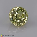 Natural Grossular garnet 1.09 Carats Pastel Yellow Round 6x4 mm Loose Gemstone - Image 5