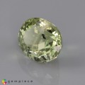 Natural Amblygonite 2.09 Carats Yellowish Green Oval 8x7 mm Loose Gemstone - Image 3
