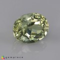 Natural Amblygonite 2.09 Carats Yellowish Green Oval 8x7 mm Loose Gemstone - Image 7