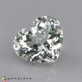 Natural Tourmaline 2.59 Carats Half White Heart  9x8 mm Loose Gemstone - Image 6