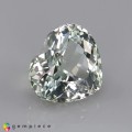 Natural Tourmaline 2.59 Carats Half White Heart  9x8 mm Loose Gemstone - Image 5