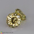 Natural Grossular garnet 1.72 Carats Yellow Round 5x4 mm Loose Gemstone - Image 3