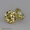 Natural Grossular garnet 1.72 Carats Yellow Round 5x4 mm Loose Gemstone - Image 6